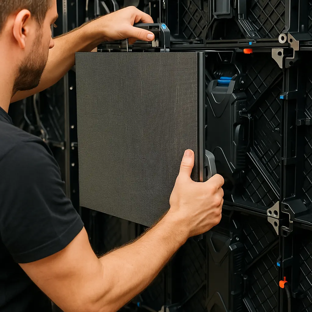 pantallas led desmontables